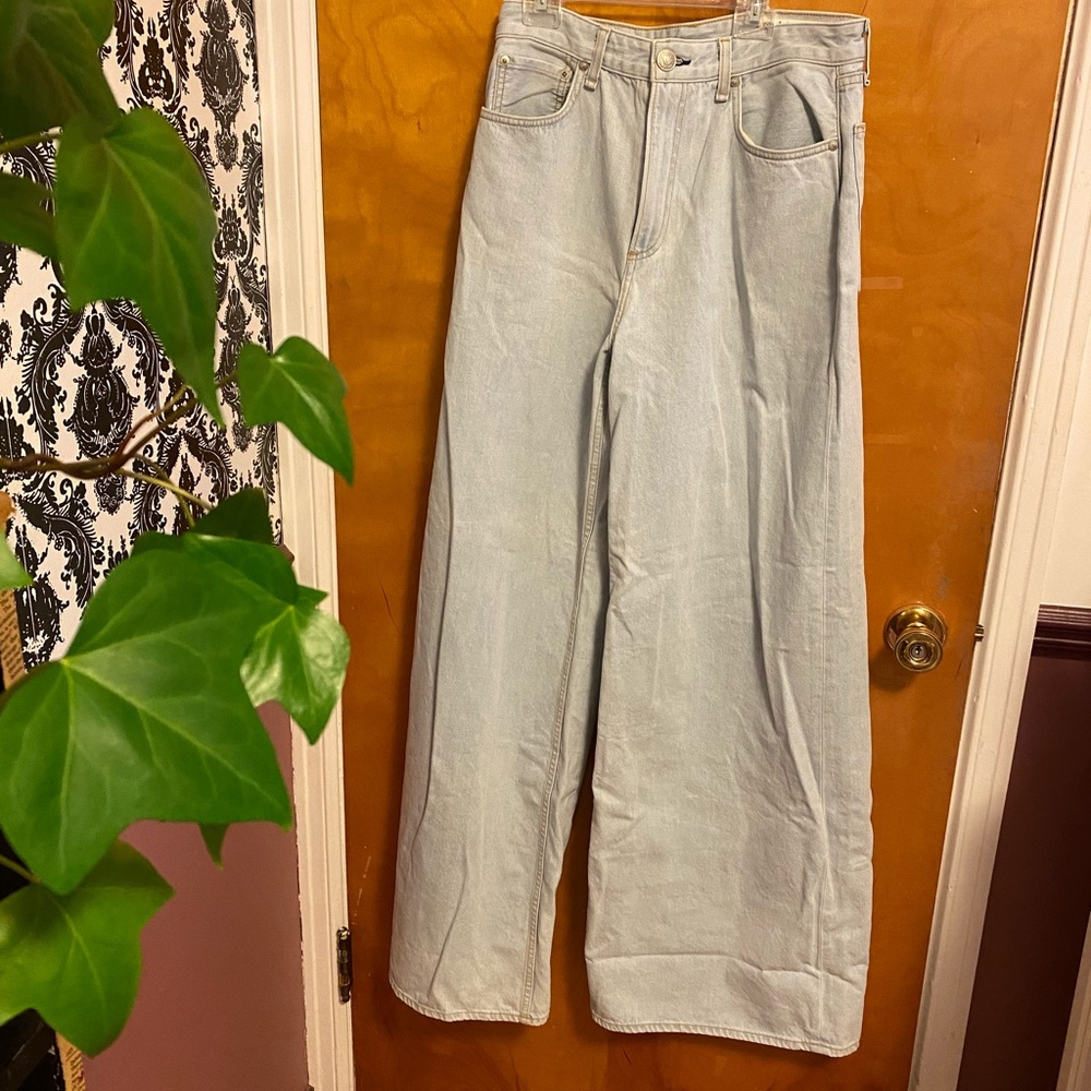 NWT Rag & Bone Ruth Super HighRise Wide Leg Jeans - Picture 4 of 6